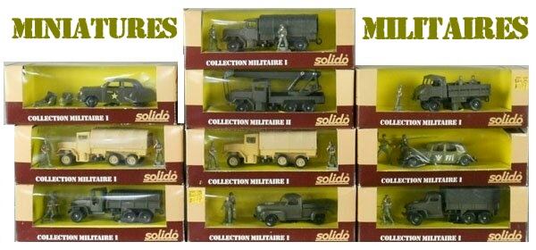 Annonce Recherches et achète miniatures militaires