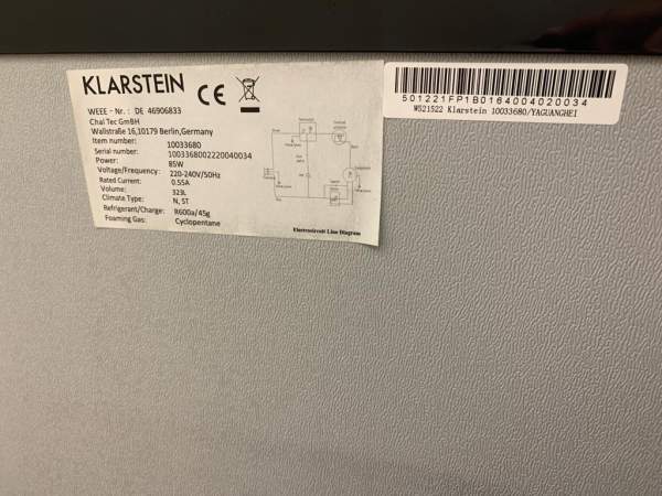 Annonce Refrigerateur