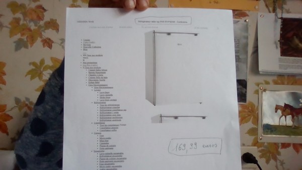 Vente Refrig&eacute;rateur table top far