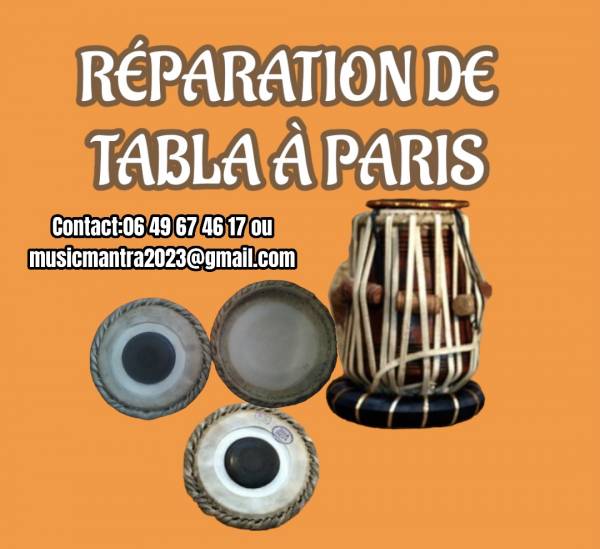 Vente Réparation d'instruments musique indienne à paris