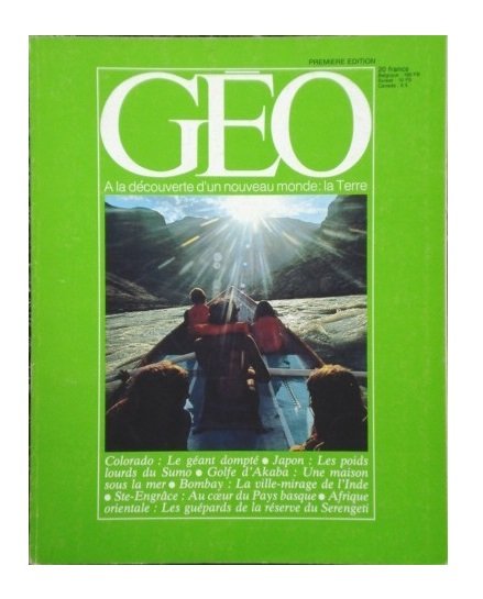 Revue géo n°1 première édition de mars 1979