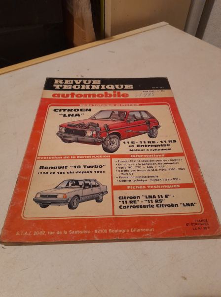 Revue technique automobile n&deg; 454 - citroen lna