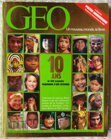 Vente Revues g&eacute;o