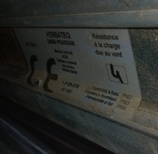 Annonce Rideaux m&eacute;talliques