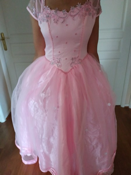 Robe ceremonie rose t36