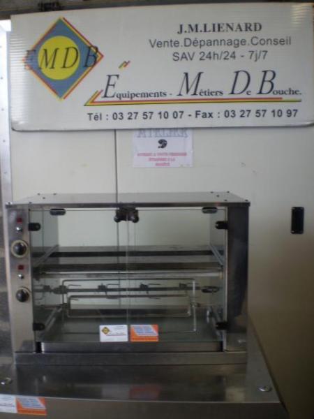 Rôtissoire tournebroche 2 broches électrique 230 v