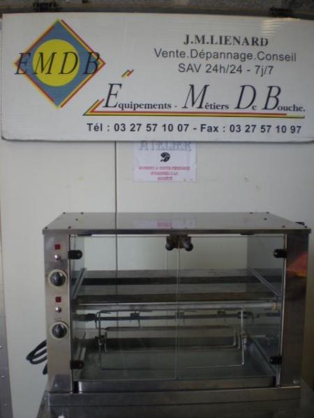 Rôtissoire tournebroche 2 broches électrique 230 v pas cher