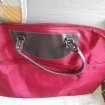 Sac de plage / sac cabas bordeau