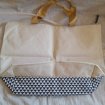 Sac de plage / sac cabas crème " sweet summer " pas cher