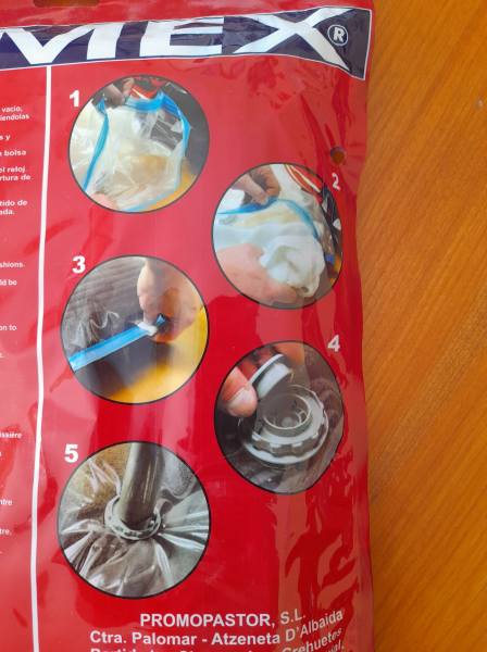 Sac de rangement sous vide pamex pas cher