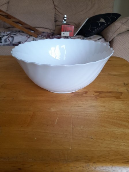 Saladier arcopal blanc