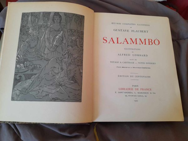 Salammbo - Œuvres complètes illustrées de g.flaube pas cher