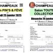 Salon du pin's &amp; fève le 25/01/2025 à champeau pas cher