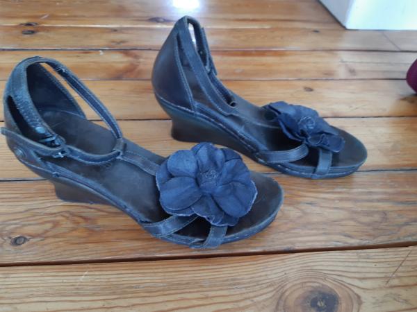 Sandales bleues pas cher