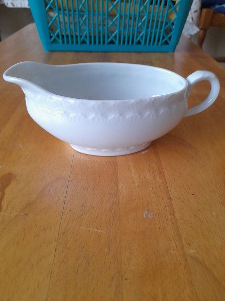 Vente Saucier blanc en c&eacute;ramique