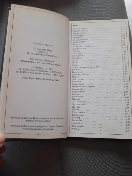 Annonce Savoir pr&eacute;parer the american cocktails