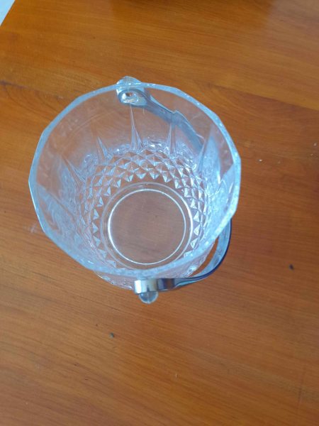 Annonce Sceau &agrave; gla&ccedil;on en verre - anse en m&eacute;tal