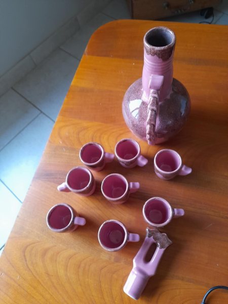 Service &agrave; liqueur en gr&egrave;s- sign&eacute; gaubier pas cher