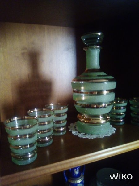 Service liqueur sabl&eacute; dor&eacute;