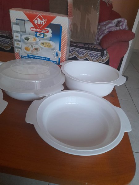 Vente Set de micro ondes 6 pi&egrave;ces " vitri "