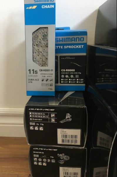 Shimano 9100 dura ace mini group