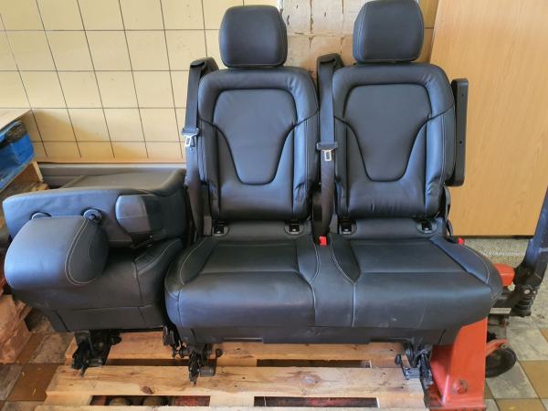 Sieges banquette cuir merc&eacute;d&egrave;s class v 250 447