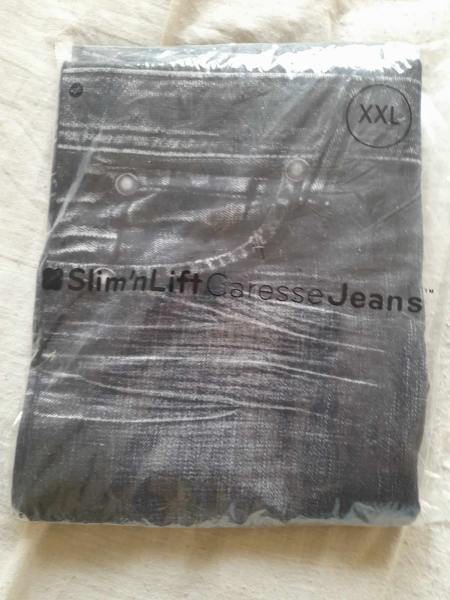 Slim'lift caresse jeans noir avec strass pas cher