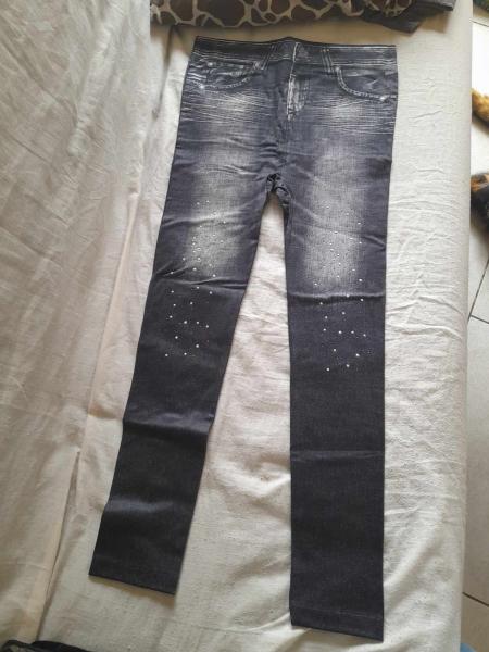 Slim'lift caresse jeans noir avec strass