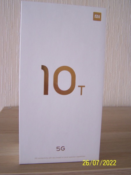 Smartphone mi 10t cosmic black 5 g neuf