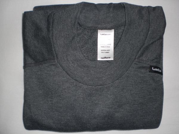 Sous-vetement manche longue gris t.xxxl neuf