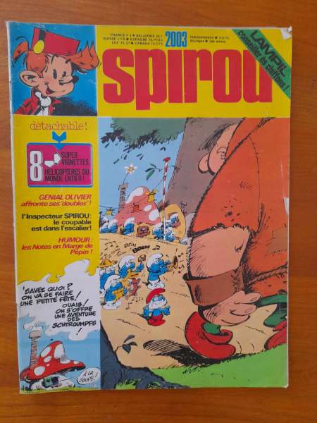 Spirou hebdomadaire n° 2003 - 39 e année