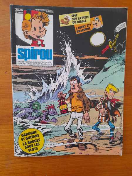 Spirou hebdomadaire n° 2036 - 40 e année