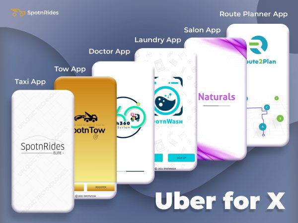 Annonce Spotnrides offers uber for multi-services app