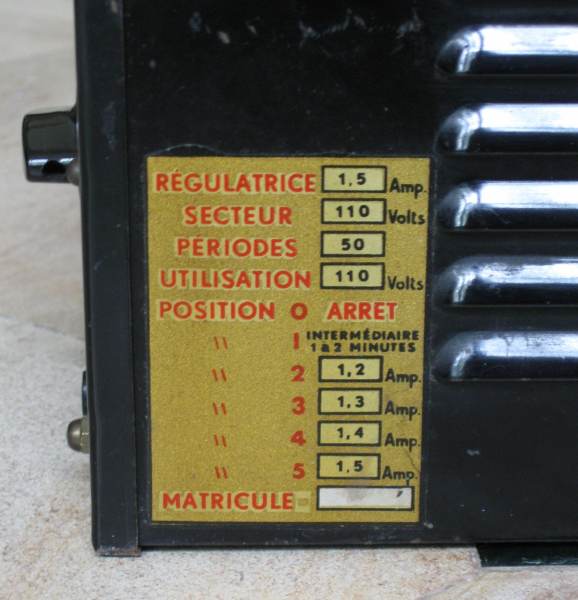 R&eacute;gulateur de tension dynatra vintage pas cher