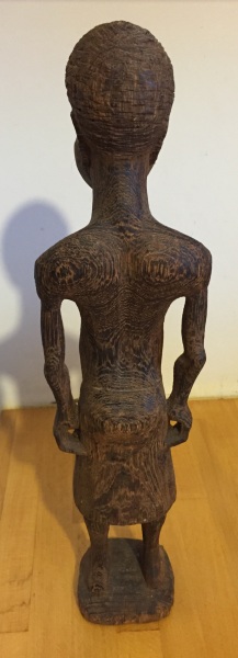 Statuette africaine en bois pas cher