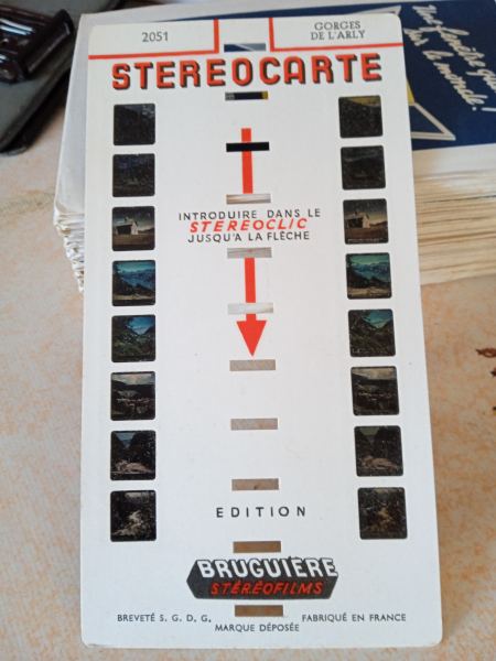 St&eacute;r&eacute;ocarte 2051 gorges de l'arly