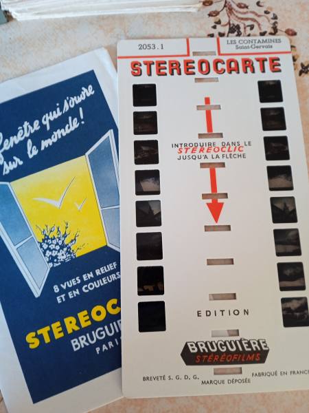 Stéréocarte 2053.1 les contamines