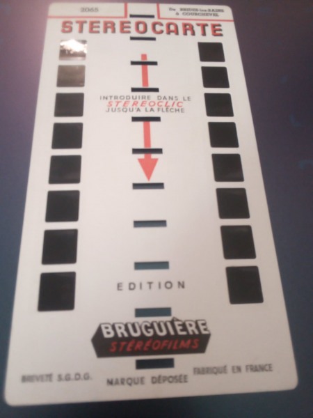 Stéréocarte 2065 " de brides les bain à courchevet