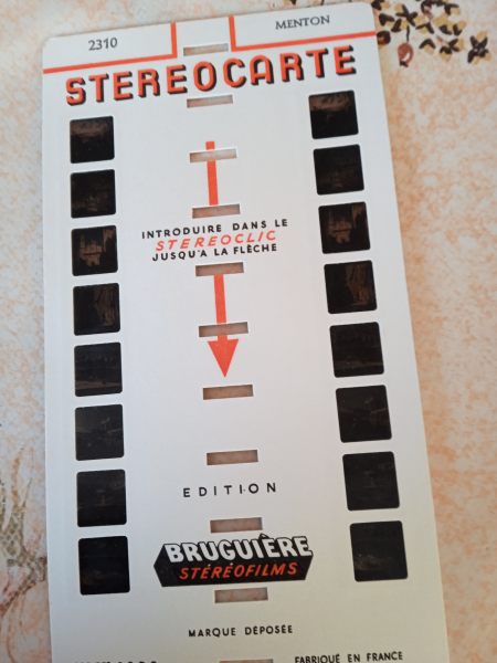 St&eacute;r&eacute;ocarte 2310 menton