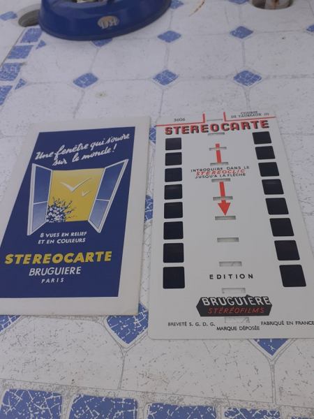 Stéréocarte 3606 course de taureaux 2