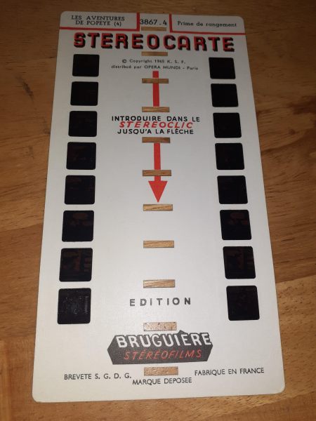 Stéréocarte 3867.4 - les aventures de popeye (4)