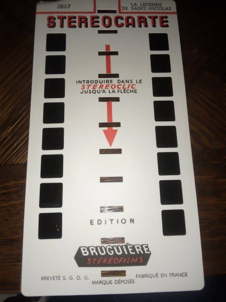 St&eacute;r&eacute;ocarte 3867-la l&eacute;gende de saint- nicolas