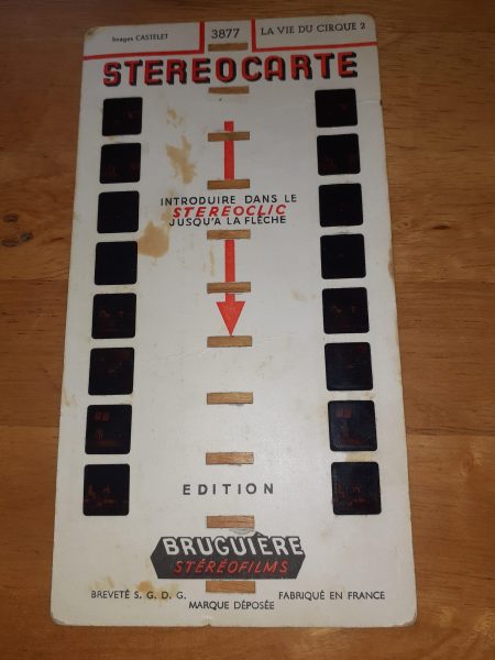 Stéréocarte 3877 la vie du cirque 2