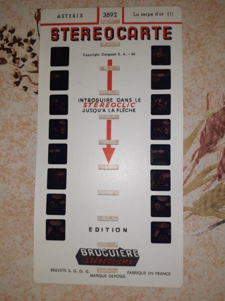 St&eacute;r&eacute;ocarte 3892 ast&eacute;rix " la serpe d'or (1)"