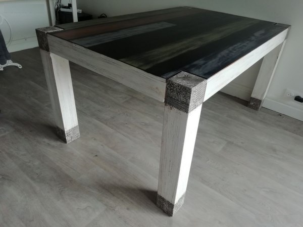 Table à manger bois massif 160 * 100 cm