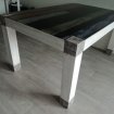 Table à manger bois massif 160 * 100 cm