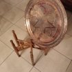 Vente Table algérienne avec plateau en cuivre