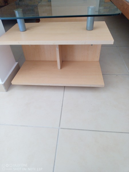 Table bas plateau en verre pas cher