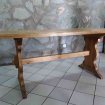 Table bois d'épicéa 180