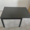 Table extensible ikea noir pas cher